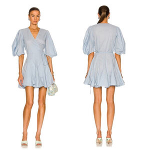 NWT Rhode | Claudine Mini Dress in Cerulean Blue